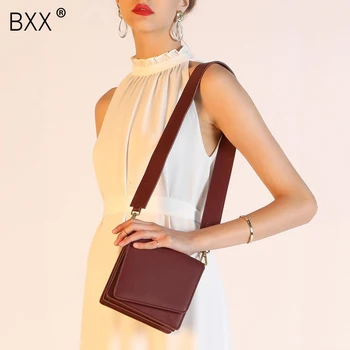

[BXX] Women's Single Shoulder Crossbody Bag All-match Flap 2020 Chic Design Irregular Personality Package Female Bag HF594