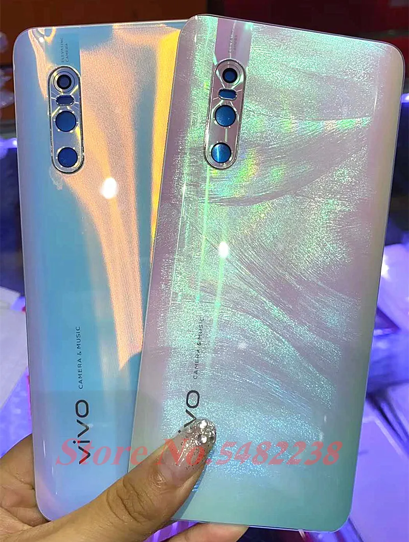 100% Оригинальный чехол для задней батареи BBK Vivo X27 задняя крышка корпуса со стеклом