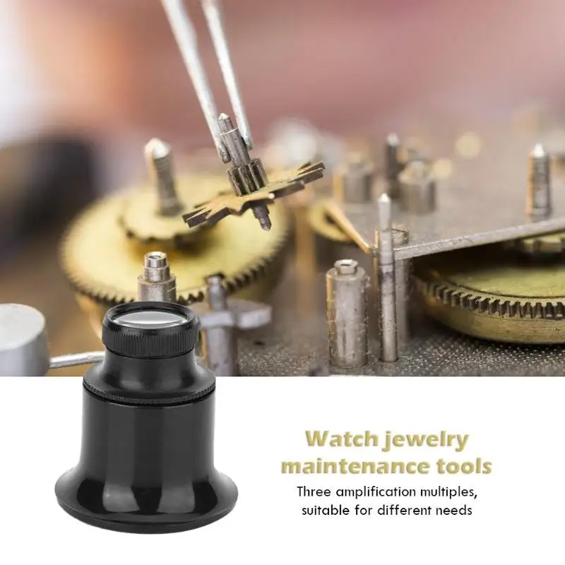 1 шт. Высокое разрешение монета марки Ювелирная Лупа Одноцилиндровый Мини-компактный простой в использовании часы ювелирное обслуживание