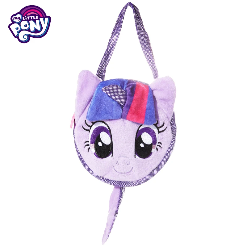 Мой маленький кошелек с пони плюшевая сумка-рюкзак единорог с радужной гривой для детей дети девочки подарок на день рождения принцесса плюшевые куклы - Цвет: purple