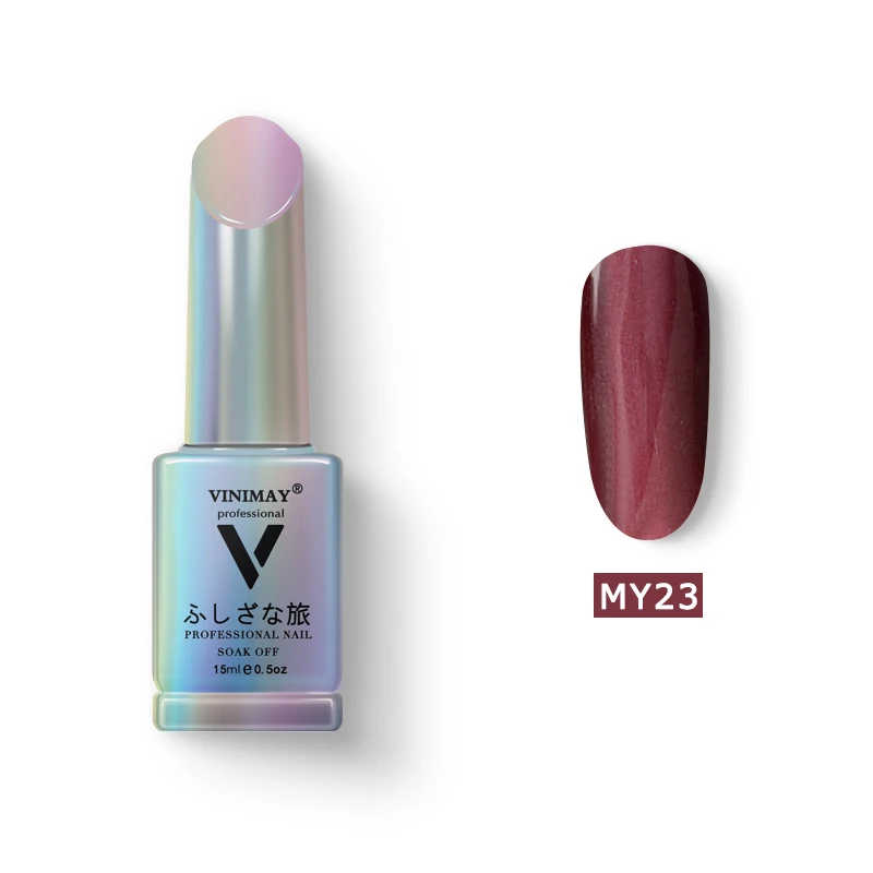 MY23 VINIMAY кошачий глаз гель лак для ногтей vernis Полупостоянный УФ гель лак для ногтей праймер замочить от ногтей гель лак Полировочный Гель для маникюра - Цвет: MY23