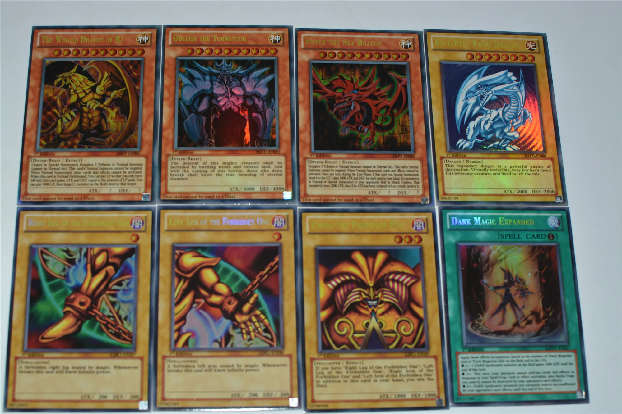 yugioh 100 pcs Holographic card set with box yu gi oh anime Game Collection Cards kids boys toys for children figure cartas