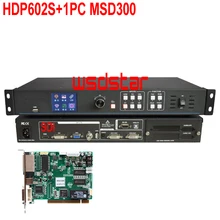 HDP602S+ 1 шт. MSD300 USB& SDI светодиодный видео процессор Вход USB/SDI/HDMI/DVI/VGA/CVBS 1920*1200 светодиодный экран в аренду видео процессор работать с MRV300-1 MRV336 MRV366 MRV328 MRV330-1 Лидер продаж