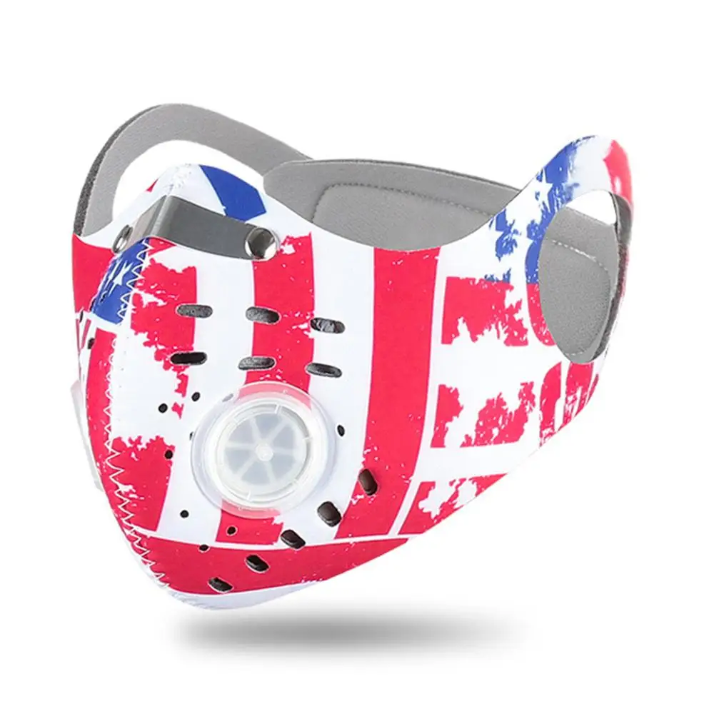 Многоразовая велосипедная Пылезащитная Маска дыхательный клапан с