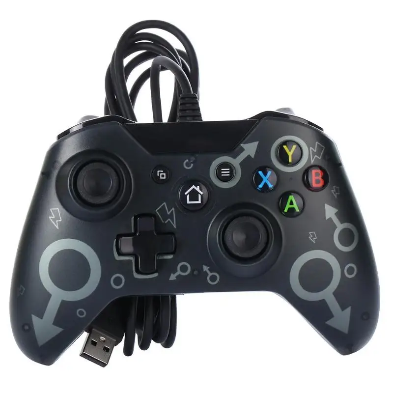 USB проводной игровой контроллер геймпад джойстик для Xbox One тонкий контроллер профессиональный двойной контроллер вибрации для геймеров