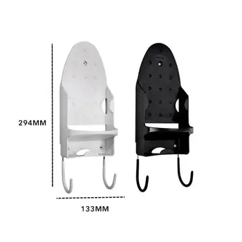 

Hot Multifunction Wall Mounted Heat Resistant Iron Shelf Home Hanging Ironing Board Holder Dryer Stand Flat Iron Wall Plate Hold