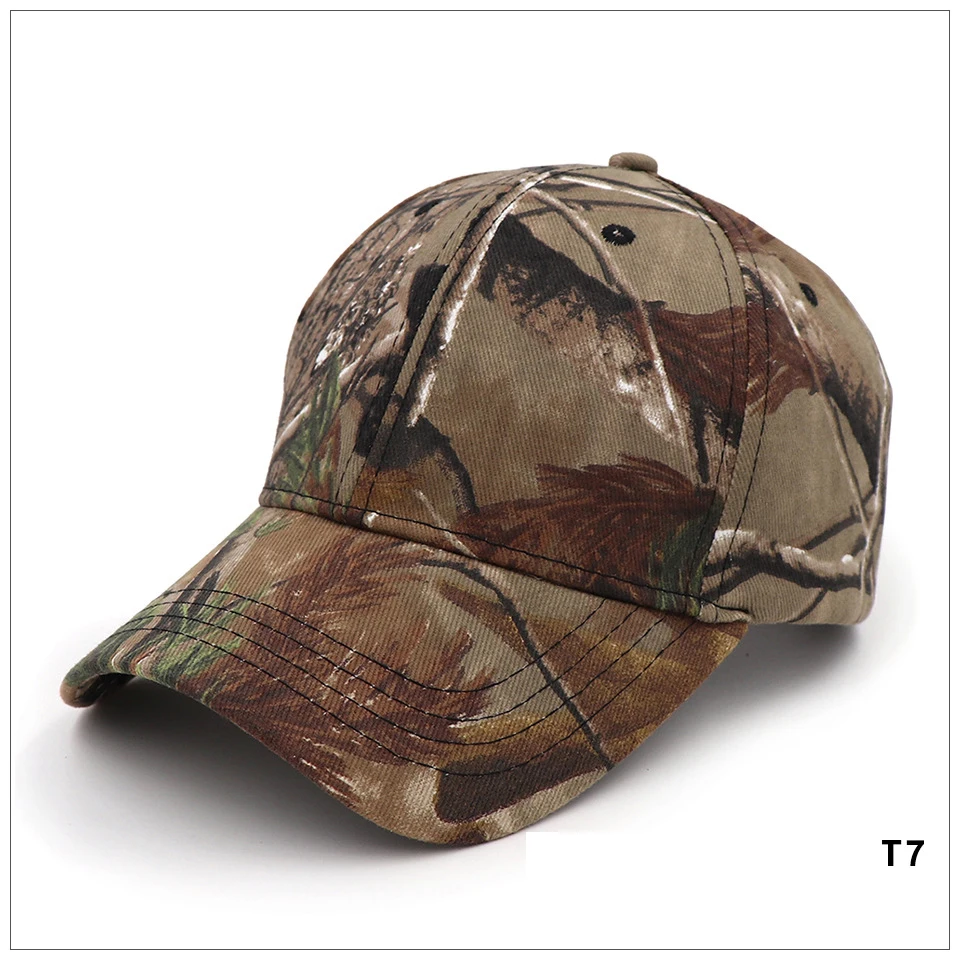 New Camouflage Hunting Fishing Sporting Outdoor Baseball Cap Camo Caps For Man Adjustable 14 colors