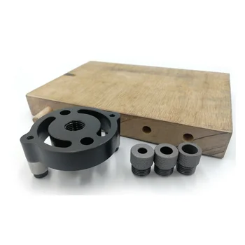 

Self-centering 6 8 10mm Dowel Jig Wood Panel Puncher Hole Locator Beech Central Holing Position Measuring Drilling Woodworking