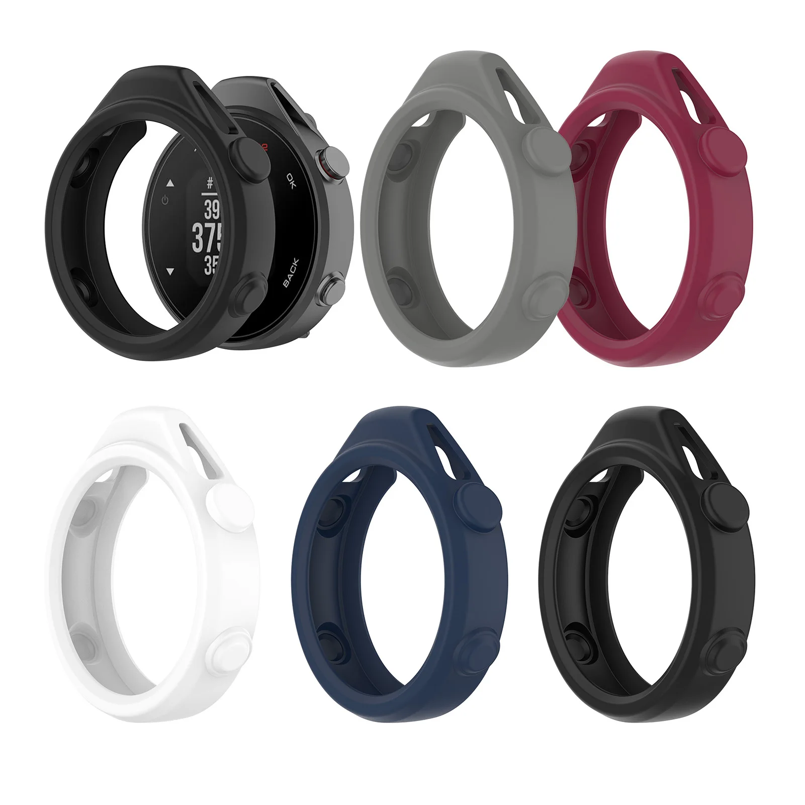 Per Garmin Approccio G12 Clip-On Golf Gps Telemetro Custodia Cover Guscio In Silicone Paraurti In Pelle Per Approccio G12 Golf Smart Watch