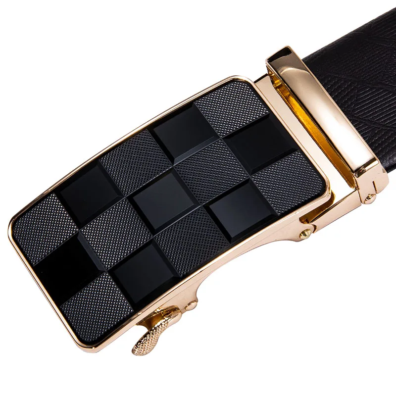 AK-2177 Men's belt leather belt men male genuine leather strap luxury Business Automatic men's belt Cummerbunds ceinture homme