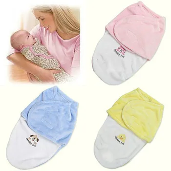 

2019 Newest Hot Newborn Kids Baby Warm Cotton Swaddling Blanket Sleeping Bags Swaddles Warp Cotton Warm Cartoon Sleeping Bags