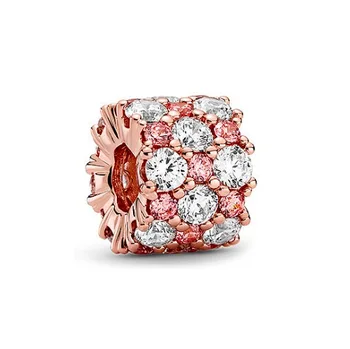 

2020 Mother's Day Colloctions Heart S925 Silver Plated Charms Bead Fit Bracelet for Women DIY Jewelry