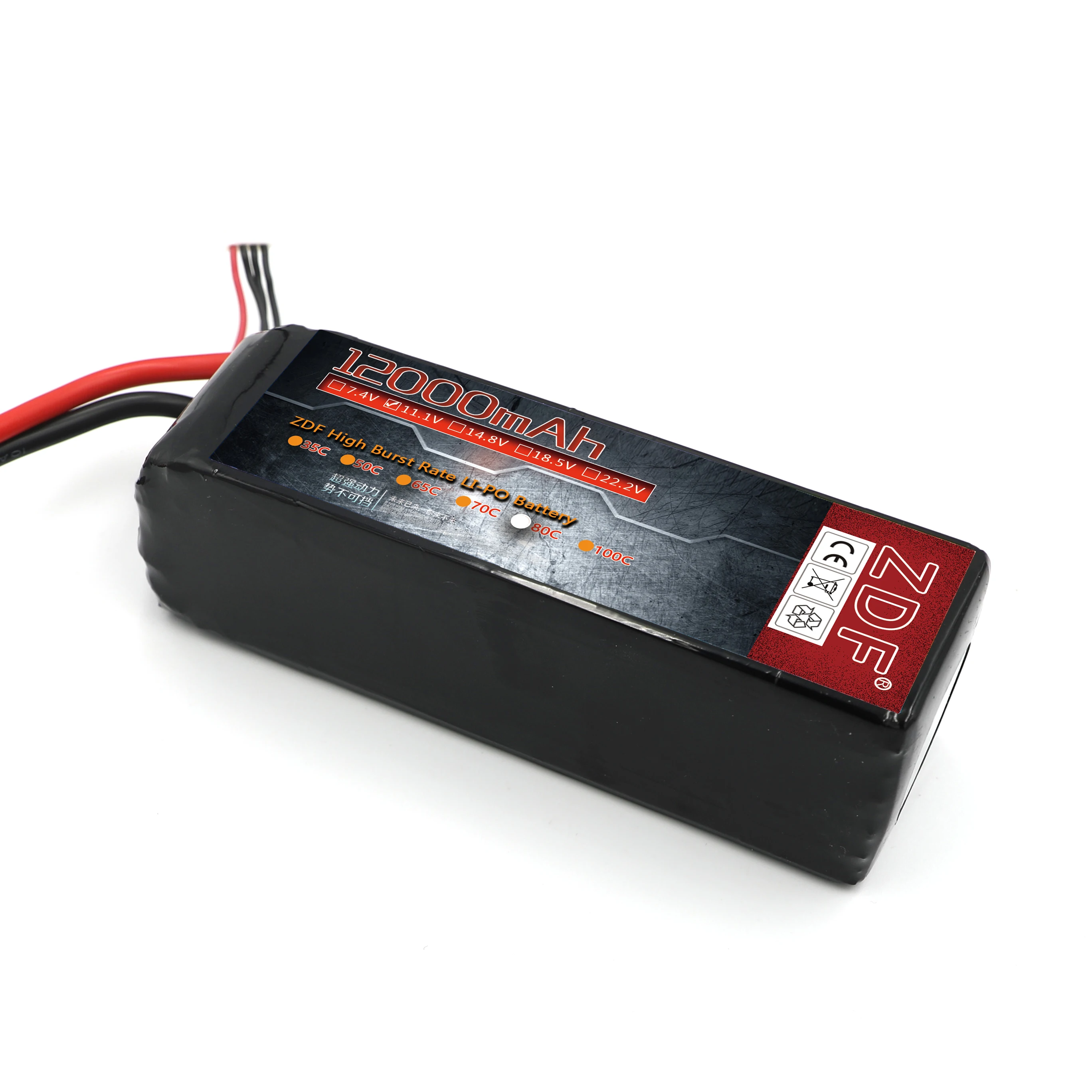 ZDF Lipo аккумулятор 3S 12000mAh 11,1 V аккумулятор 80C Аккумулятор для TRAXXAS X-MAXX 77086-4 спартанская DCB-M41