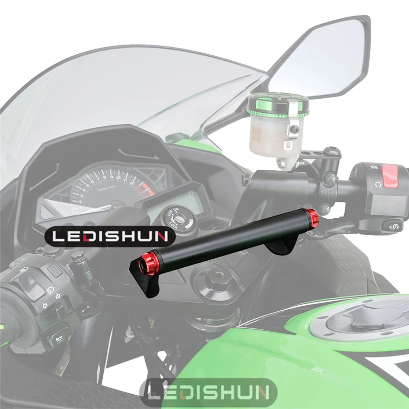 Gps навигация руль кронштейн расширение для KAWASAKI NINJA250R NINJA300 ninja250 NINJA 250 EX250 EX 250 2008- поддержка
