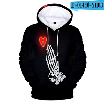 

hot Rapper singer Juice WRLD Hip hop 2019 NEW 3D print Hooded sweatshirt for children's Hip hop streetwear fashion kids Clothes