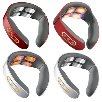 

Electric Pulse Neck Massager Far Infrared Relaxing Health Care Relaxation Tool ligent Cervical Pain Relief