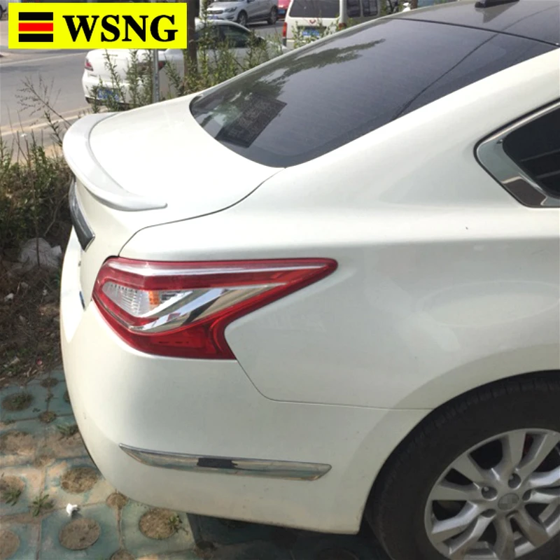 Неокрашенный задний спойлер для nissan teana/altima 2013 2014 2015 высококачественный из АБС