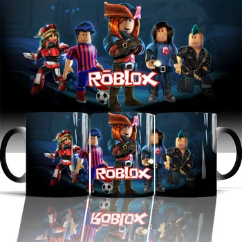 

New Product Creative Color Changing Mug Roblox Mug Mug Color Change Coffee Cup Sensitive Ceramic Mug Birthday GiftCup Mug