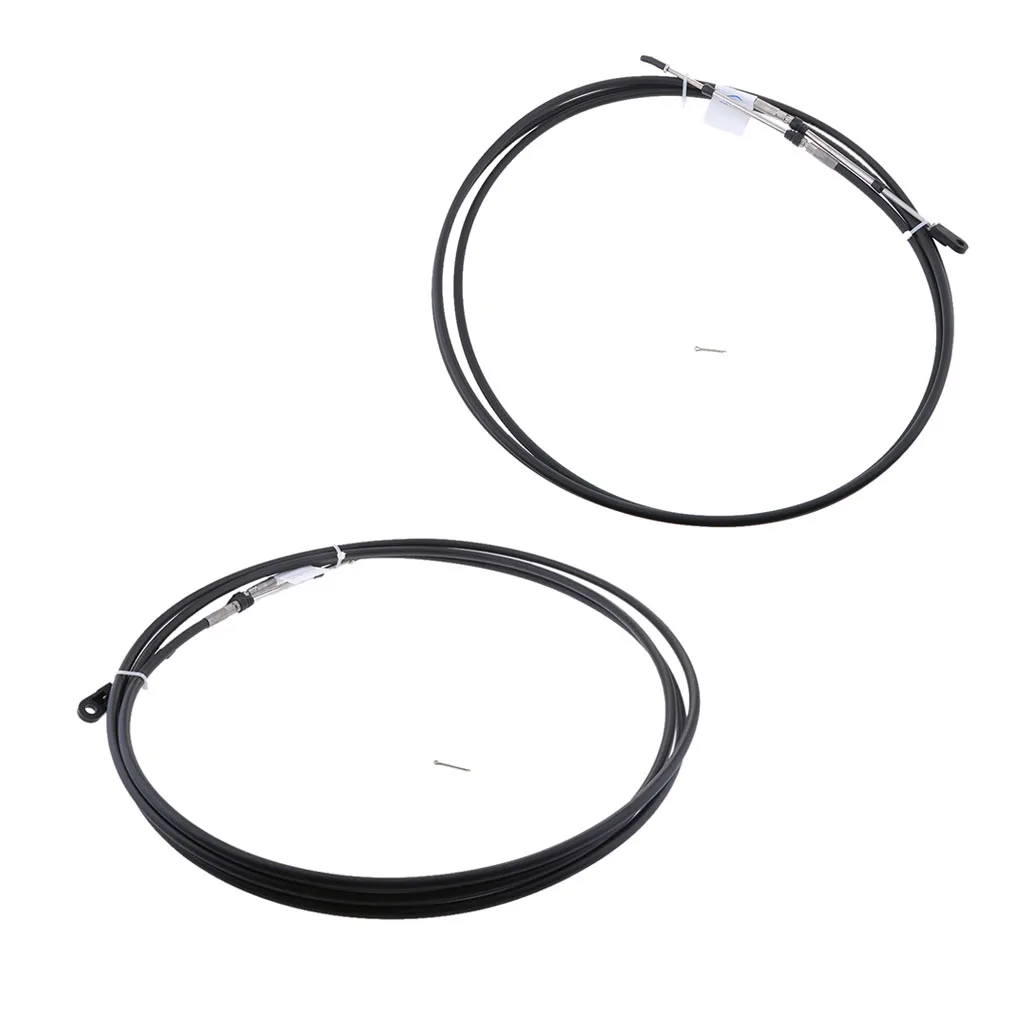 

2pcs Marine Boat Outboard Engine Throttle Control Cable for YAMAHA Outboard 19FT
