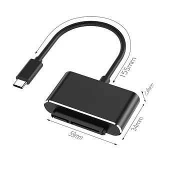 

Type-C/USB3.1 to SATA Cable Converter Adapter For 2.5 inches HDD SSD Hard Drive