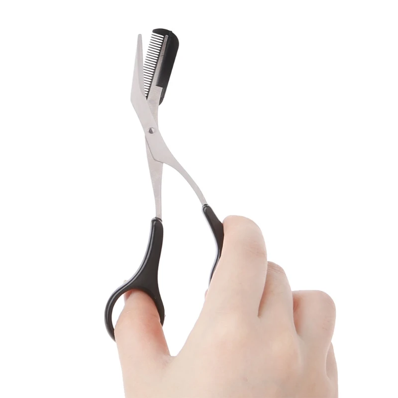 Eyebrow Scissors Beauty Scissors Women Eyebrow Trimmer Scissors Comb Eyelash Hair Removal Grooming Cutter Shaping