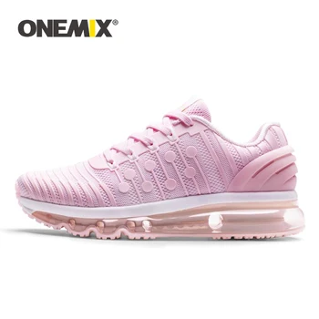 

ONEMiX Couple Running Shoes Damping Woman Sport Walking Outdoor Sneakers Athletic Jogging Light Lace-up Shoes Female Sneakers