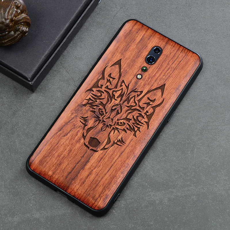 OPPO Reno Z чехол тонкий деревянный задняя крышка ТПУ чехол на бампер на OPPO Reno Z телефонные чехлы