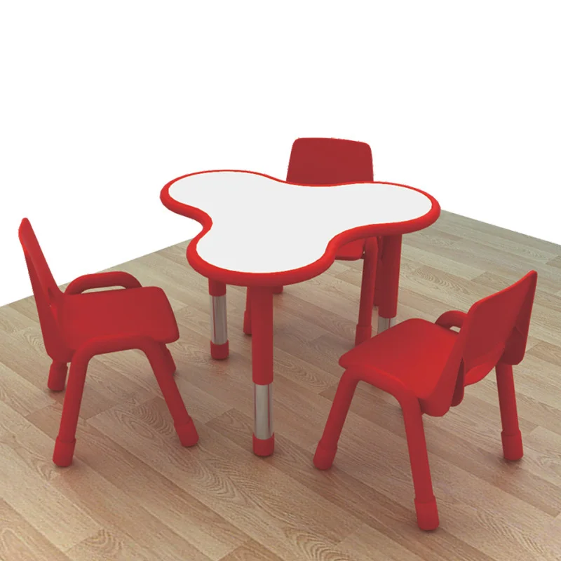 Многофункциональный подъемный пластиковый стол и стулья для детей обучающая