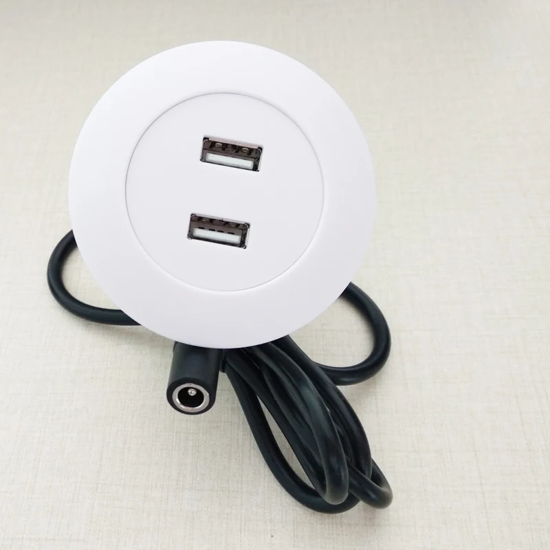 Dc5521 интерфейс 1,03 м двойной USB кабель для зарядки мобильного телефона Вход/Выход 5v2a кабель для зарядки мобильного телефона можно зажимать