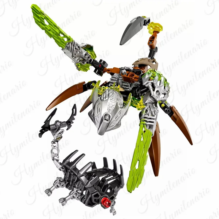 Фабрика Hero BIONICLE Pohatu Uniter of Stone And Ketar Mask робот фигурки солдаты строительные блоки