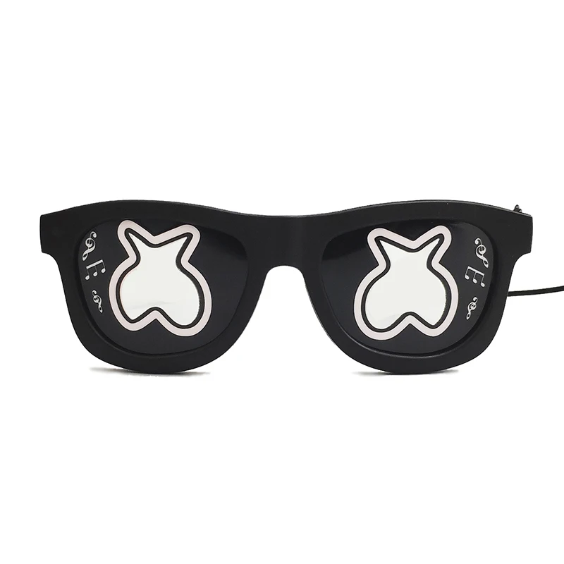 GB02 LED Glowing Glasses Masks DIY Glass Halloween Santa Claus Xmas Christmas Birthday Gifts Festival Party Supplies Home Decors