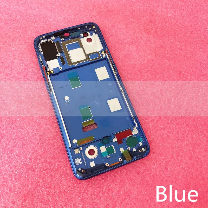 Для Xiaomi 8 передний ЖК-корпус средняя рамка лицевой панели рамка+ Боковая кнопка для Xiaomi 8/M8/Mi8 запасные части с наклейками