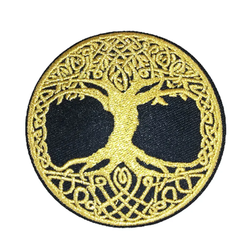 Yggdrasil the World Tree of Life норвежский викинг сверхъестественная вышивка утюжок на