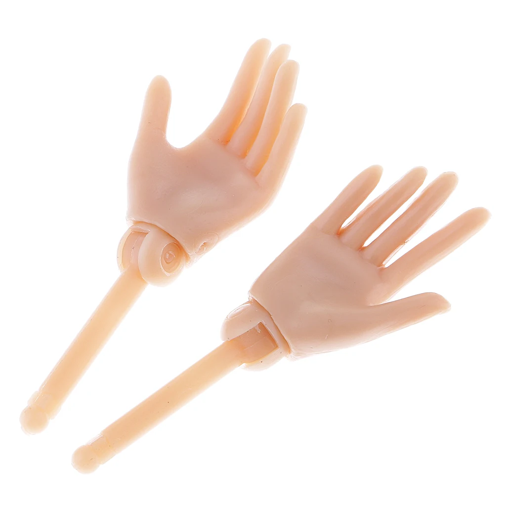New 1:6 Scale Plastic Female Movable Hands Set for 12