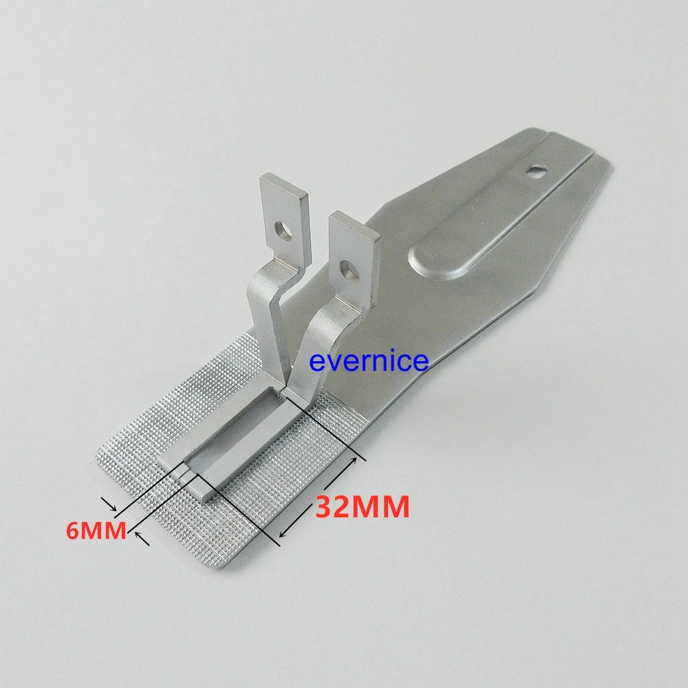 Juki LK1900 Bartacking Machine 용 6x32mm 작업 클램프 풋 피드 플레이트 세트