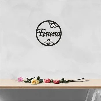 

Custom Baby Name Room Decoration Sign Unique Personalized Wall Hanging Baby Shower Accessory Birthday Party Gifts Supplies