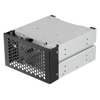 

3.5 to 5.25 Three-Disc Hard Disk Cages 2 Chassis Drives in the Chassis 3.5-Inch Hard Disk Box Computer Storage Expansion