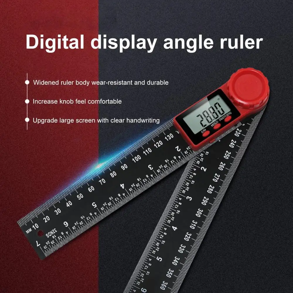 200MM/300MM Digital Electronic Angle Gauge Angle Ruler Level