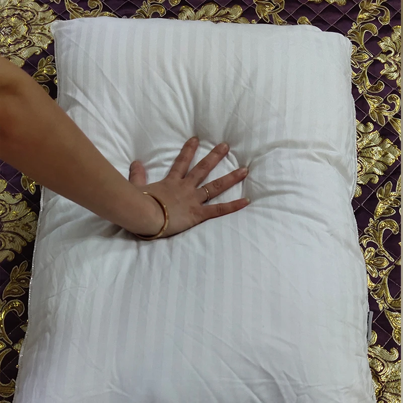 Китайская подушка из натурального шелка, ортопедические подушки для шеи с эффектом памяти для отелей, для здоровья и сна, стандартный размер