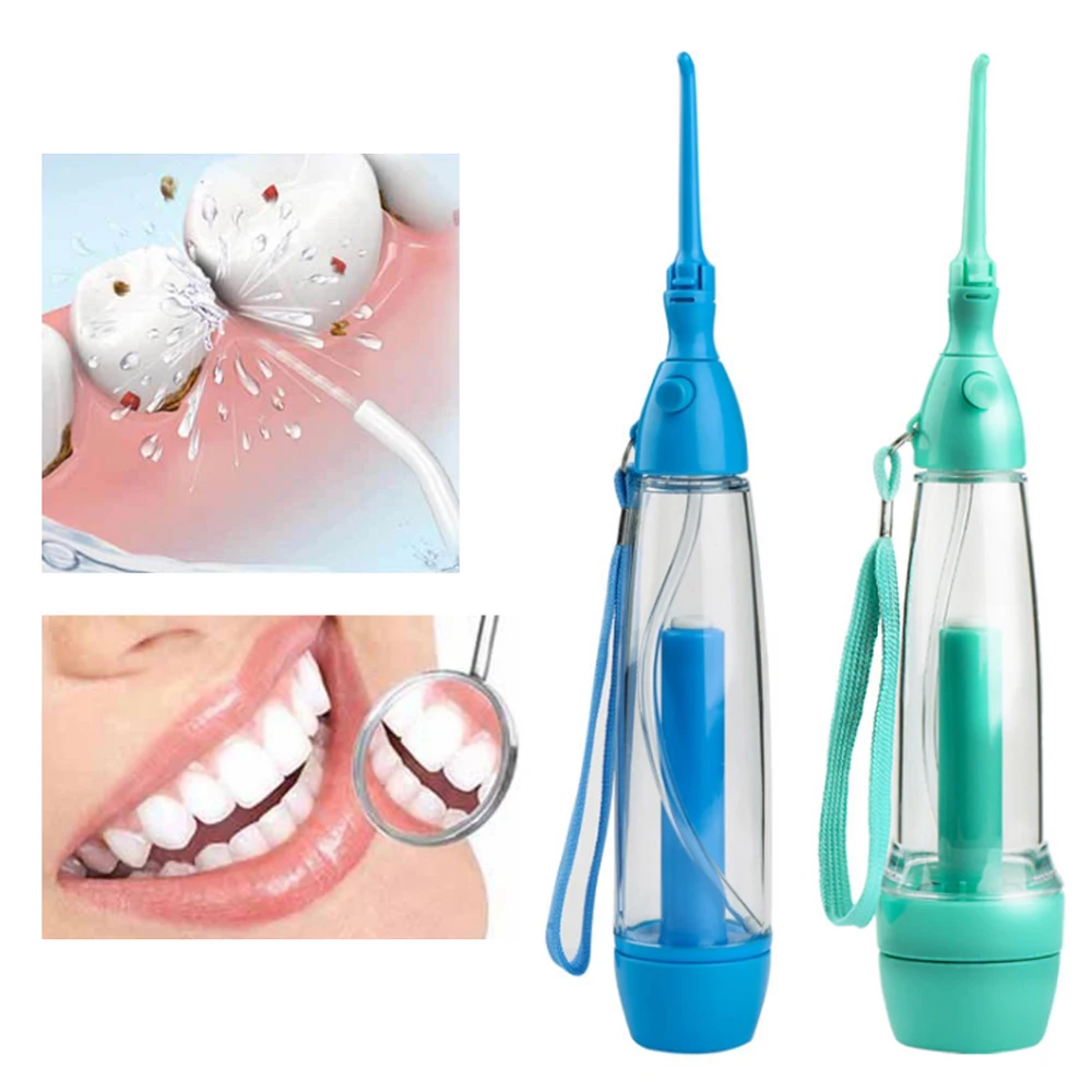 

Manual Portable Oral Irrigator Teeth Cleaning Whitening Dental Care Device Portable Water Dental Water Cleaning Tooth Care Tools
