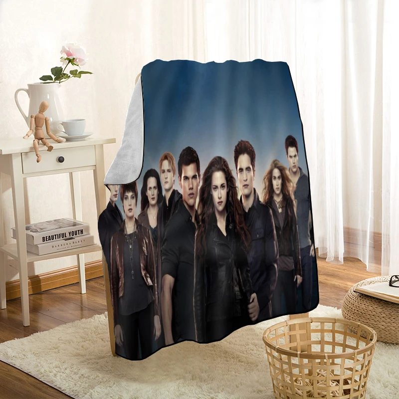 HEARMNY The Twilight Nap Blanket Super Soft Warm Microfiber Fabric Blanket For Couch Throw Travel Adult Blanket - Цвет: 3