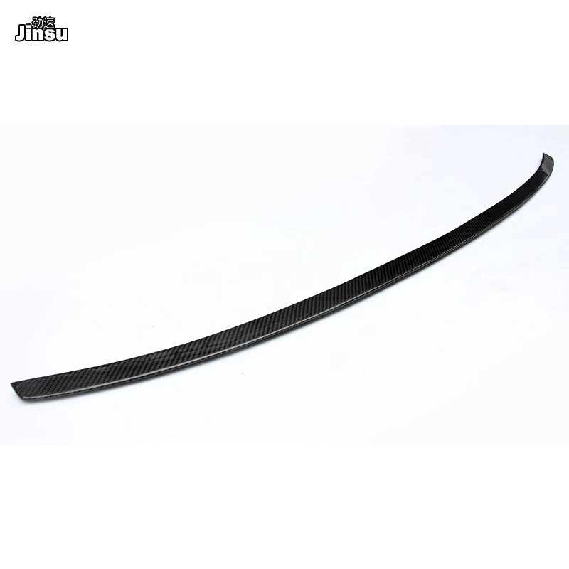 S6 style carbon fiber rear trunk spoiler lip For Audi A6 c7 sedan 2012- Car styling rear spoiler wing