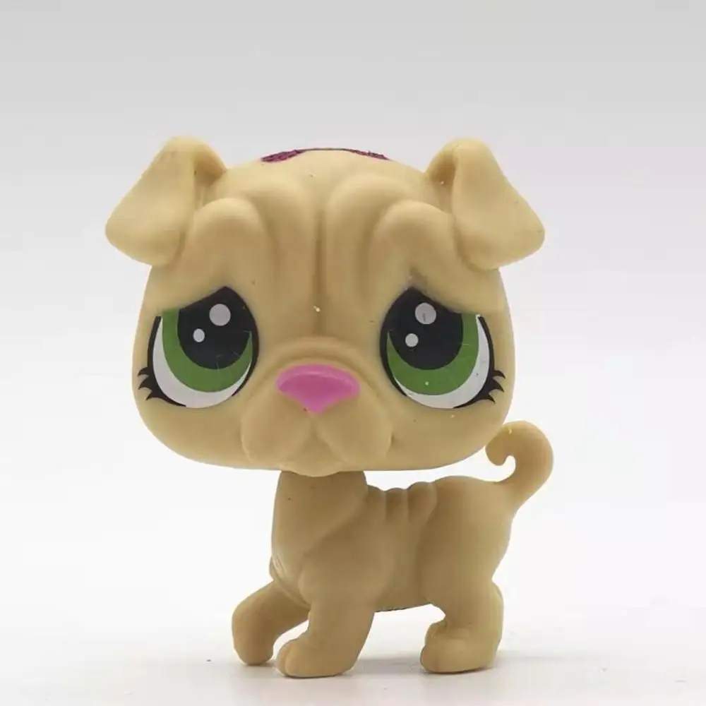 Стоящий Лаки pet shop старый lps игрушки короткие волосы кошка колли такса спаниель большой Дэн игрушки для детей подарок