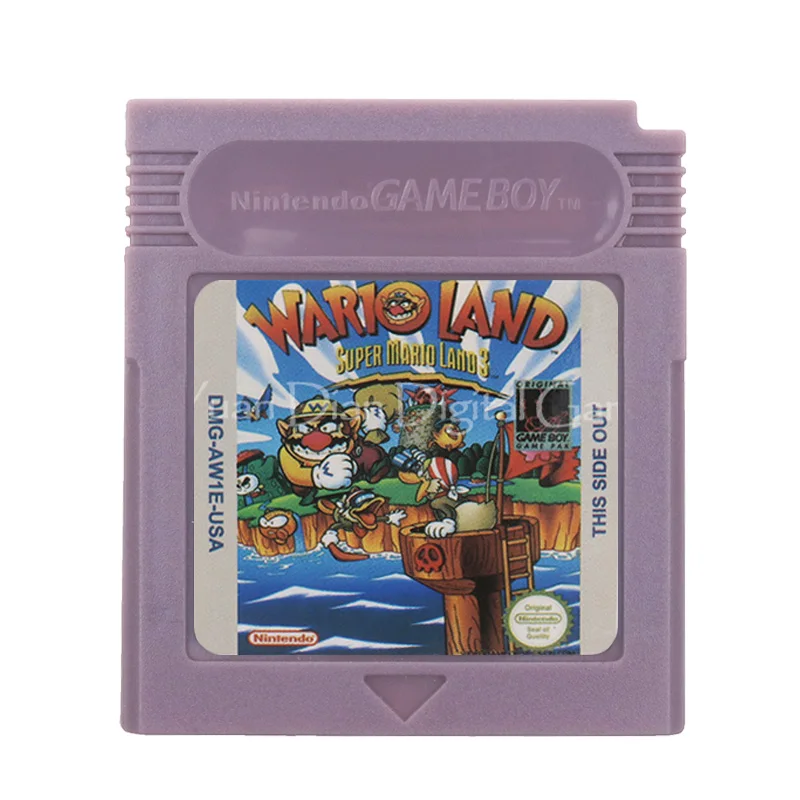Для Nintendo GBC видеоигры картридж консоль карта Super Mari Land 3 версия на английском