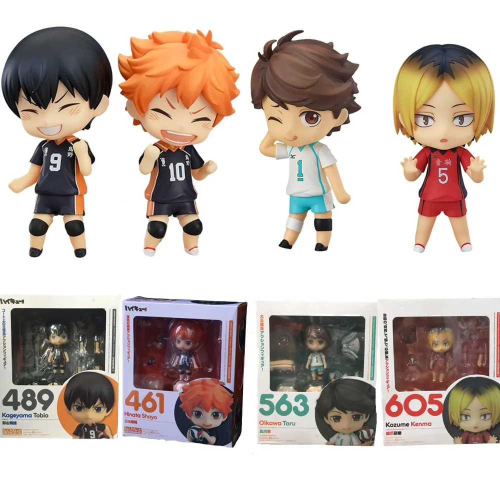 Фигурка аниме Haikyu Hinata Shoyo #461 Kageyama Tobio #489 Oikawa Tooru #563 Kozume Kenma #605 Милая спортивная