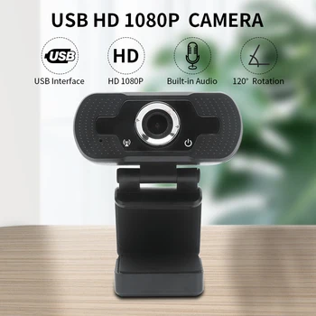 

HD 1080P USB Webcam Web Camera Built-in Stereo Microphone Computer Camera Full HD Skype Video Call For PC Laptop Video Web Cam
