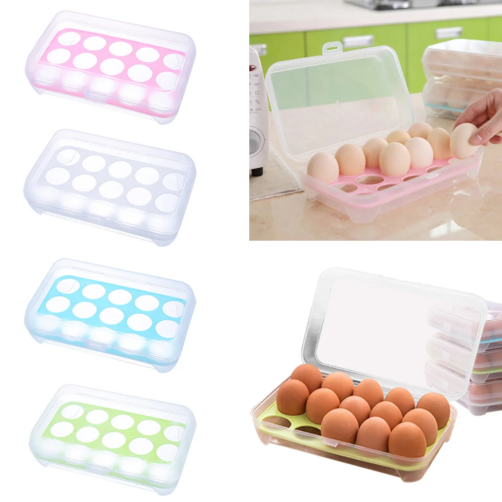 15 яиц держатель прозрачный контейнер для хранения еды ящик в холодильнике чехол