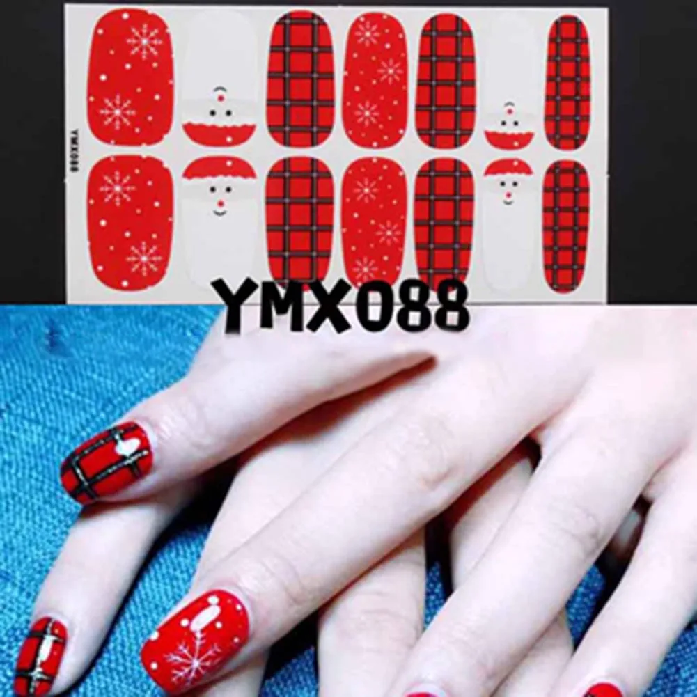 Мгновенный дизайн ногтей наклейки для ногтей обертывание фольги дизайн ногтей DIY маникюр декор наклейки Советы V9-Drop - Цвет: 88