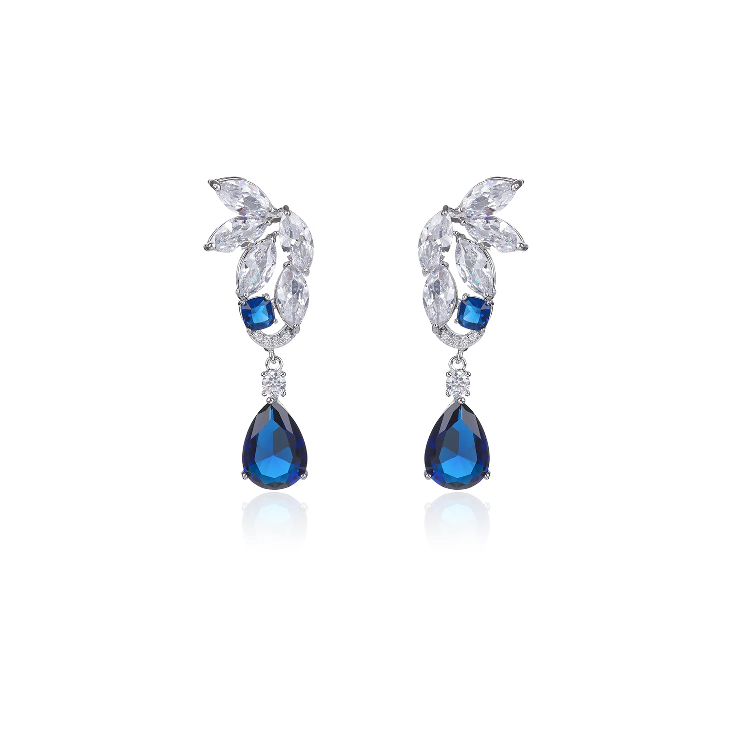 Cubic Zircon CZ Earrings for Wedding Bride Crystals Dangle Earring for Women,Fashion Jewelry Accessories CE11355