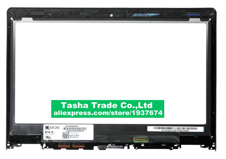 Для Lenovo Yoga 3 14 5DM0G74715 80JH для lenovo yoga 700 LCD сенсорный экран дигитайзер сборка с ободком
